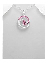CZ Pendant Necklace In 92.5 Sterling Silver