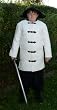 Naturfarbener Gambeson, Waffenrock, Gr. XXXL