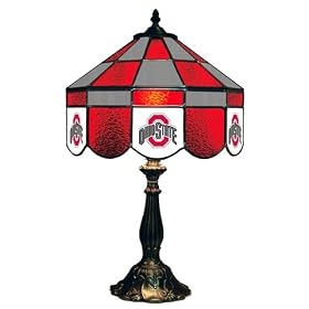Stained Glass Table Lamp 22 Ohio State University Buckeyes