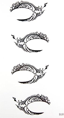 GGSELL latest King Horse new design waterproof flower pattern temporary EYE Tattoo Sticker GGSELL latest King Horse new design waterproof flower pattern temporary EYE Tattoo Sticker