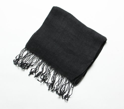 alletta 6color 无地リネンストール 6色纯亚麻失