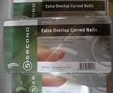 ibd 5 seconed extra overlap curved nails (3-pack)