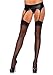 Leg Avenue Women's Sheer Stockings with Back Seam