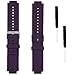 SnowCinda Replacement band for Garmin Vivoactive,Silicone Wristbands with Metal Clasps for Garmin vivoactive(No Tracker, Replacement Bands Only)