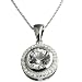 Goldmaid Damen-Collier 585 Wei�gold 28 Diamanten 1 Weisstopaz 0,15ct Pa C2064WG