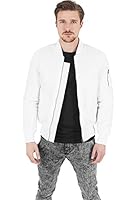 Urban Classics - SHINY BOMBER Jacket white