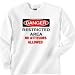 

DANGER NO ATTITUDE ALLOWED RED Long Sleeve T-Shirt