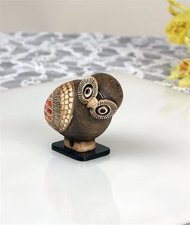Greek Owl Miniature Statue