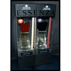 Essenza Home Fragrance Reed Diffuser Pomegranate Ginger and Brazilnut Lavender Both 6.15... by Essenza
