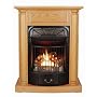 World GFD2520 Oak Gas Fireplace 20,000 BTU