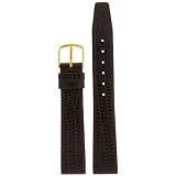 41QhB9uIlXL. SL160  Watch Band Brown Leather Lizard Grain Mens Strap 18 millimeter Tech Swiss