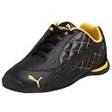 PUMA Infant/Toddler 302421 Wheelspin II Sneaker,Black/Black/Yellow,5 M US Toddler