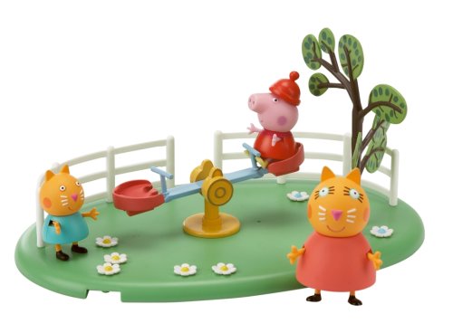 Peppa Pig's Playground Pals Candy Cat And See Saw Picture