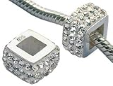 crystal beads by GlitZ JewelZ © - made with over 70 crystals - fits pandora & troll bracelets - can also be worn as pendant - comes with a cute velvet pouch - add this gleaming bead to your pandora charms collection