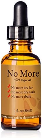 Dog Argan Oil - America's First And Only 100% Pure Cold Pressed Organic Triple Extra Virgin Oil For Dogs! ★ WORKS OR YOUR MONEY BACK ★ 100% Money Back Guarantee ★ We Donate $1 From Every Purchase To The Halo Animal Rescue Charity