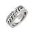 8mm Titanium Ring With Unique Wrap Around Chain Design