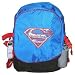 Superman Blue / Black Small Backpack w/ Free Water Bottle