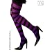 Sports : Coole Neon Strumpfhose PANTYHOSE purple stripes