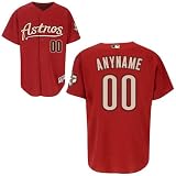 Houston Astros Authentic Majestic Alternate Baseball Jersey YOUR NAME and Number Laser Cut and Custom SEWN with AUTHENTIC TWILL