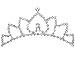 AshopZ Girls 2 Piece Set Lovely Princess Wedding Tiara Crown Comb w/ Rhinestones
