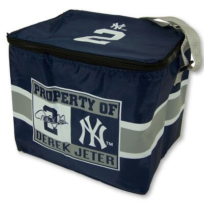 NEW YORK YANKEES PLAYER PHOTO 12 PACK SIZE LUNCH BOX COOLER BAG
