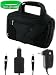 4n1 Combo Acer Aspire One AO531h-1766 10.1-Inch AT&T 3G Deluxe Netbook Carrying Case with Car Charger and AC Power Adapter Charger - Black