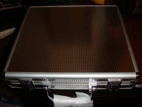 Shany Cosmetics Carry All Train Case with Makeup and Reusable Aluminium Case