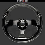 NRG Pilota Steering Wheel (Black/Black)