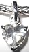 Silver Plated Charm Dangle Fits Pandora Heart Shape with Crystal Stone (3)