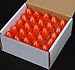 Novelty Lights, Inc. C7-5C-OR Ceramic Outdoor Patio Party Christmas Replacement Bulbs, Orange, 25 Pack
