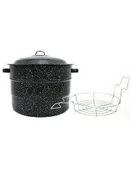 Granite Ware 0707-1 21-1 2-Quart Steel Porcelain Water-Bath Canner with Rack by Columbian Home