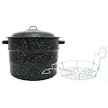 Granite Ware 0707-1 21-1/2-Quart Steel/Porcelain Water-Bath Canner with Rack