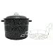 Granite Ware 0707-1 21-1/2-Quart Steel/Porcelain Water-Bath Canner with Rack