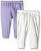 The Children's Place Baby Girls' Two Pack Pant Set, Pale Lavender, 9-12 Months