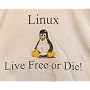 Live Free or Die! Tux Linux Penguin T-Shirt