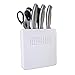 Vpang Plastic Kitchen Knife Storage Block Wall Mounted Knife Holder Storage Rack Shelf 4 Slot