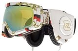 Von Zipper Dojo 09 Snowboard Goggles - Ribbons & Gold w/ Skull Candy / Gold Chrome Lens