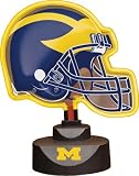 NCAA University of Michigan Neon Helmet
