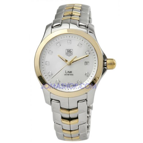 TAG Heuer Women's WJF1353.BB0581 Carrera Diamond Accented Two-Tone Watch