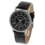 Haas & Cie Herren-Uhren Bordeaux Schwarz FYH321ZBA