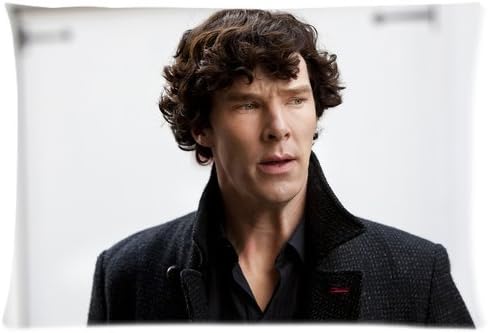Sherlock Holmes Design Custom Zippered Pillow Case 20"x30"(two sides) by Featured Originality (Various options)