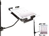 Ultimate Addons Music Microphone Boom Stand Mount + Slim Holder for Apple iPad 1, 2 and 3 Editions