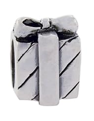 Biagi Gift Box Sterling Silver Bead, Pandora Compatible