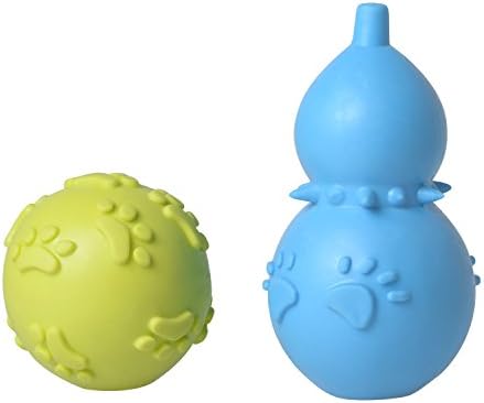 YAXXO Dog Treat and Chew Toys - Tricky Dispenser Puzzle Feeder - Challenging, Interactive