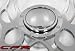 1967-94 Chevy/GM Smooth Chrome Aluminum Steering Wheel Horn Button - 9 Hole