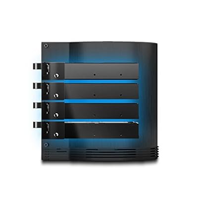 Vantec 4 Bays 3.5-Inch SATA to USB 3.0 &amp; eSATA External Hard Drive Enclosure with Fan (NST-640SU3-BK)