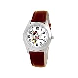 Disney Womens D149S008 Minnie Mouse Brown Leat