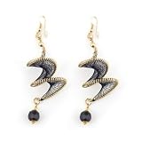 Spiral Threaded Hook Earrings