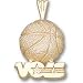 Tennessee Volunteers Solid 14K Gold ''VOLS'' Basketball Pendant
