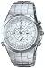 Casio Ef-518d-7a Edifice Ef518d-7a White Dial Chronograph Stainless Steel Mens Watch